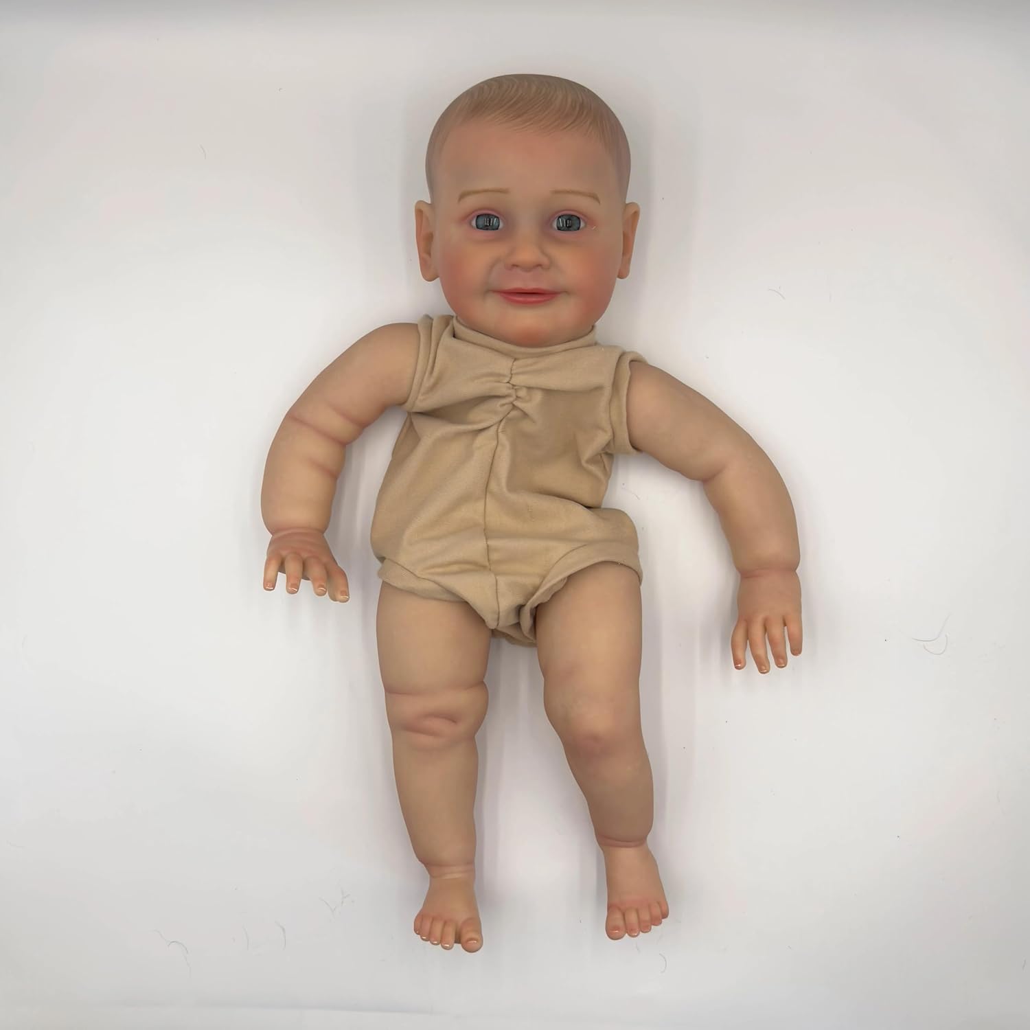 New 22inch Lifelike Reborn Doll Kit Zoe Baby Already Painted Unfinished Doll Parts DIY Toys